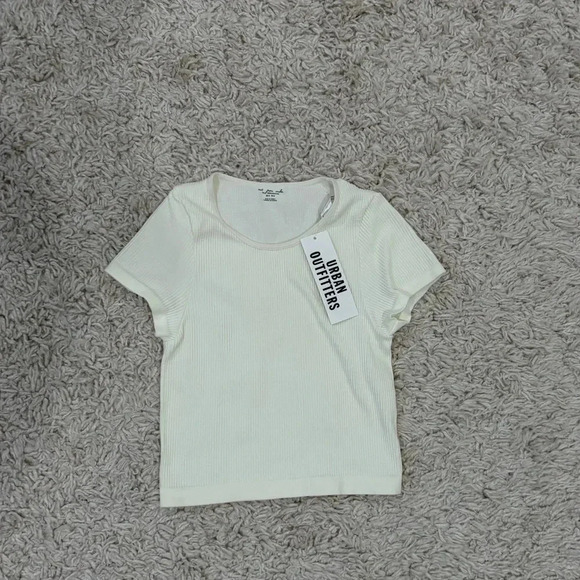 Urban Outfitters seamless short sleeve cropped top size XS/S - Picture 1 of 3